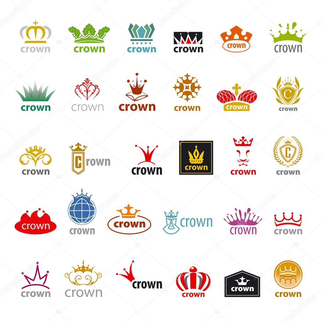 Biggest collection of vector logos crown