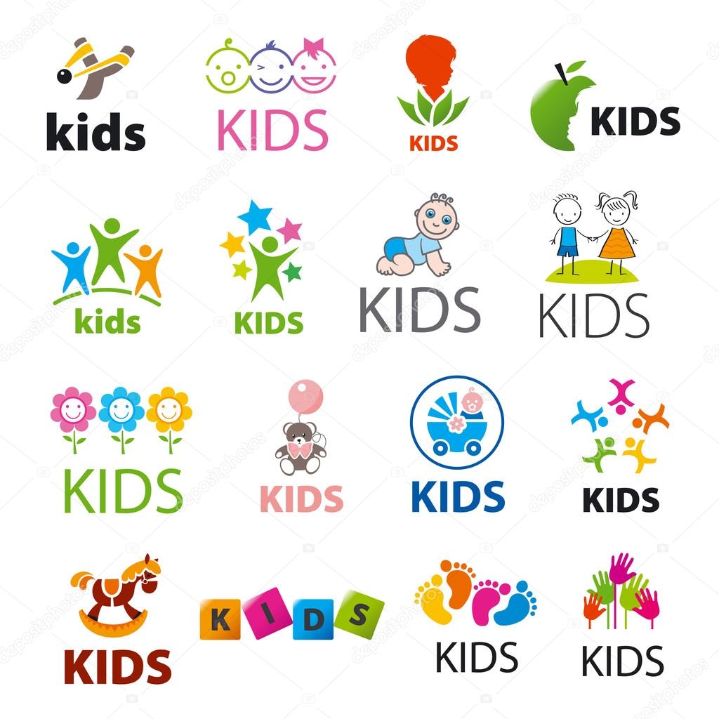 Biggest collection of vector logos children