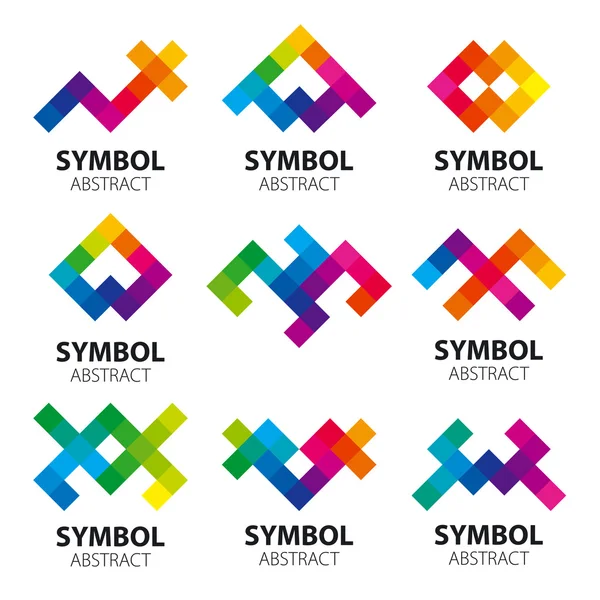 Grande collection de logos vectoriels abstraits des modules — Image vectorielle