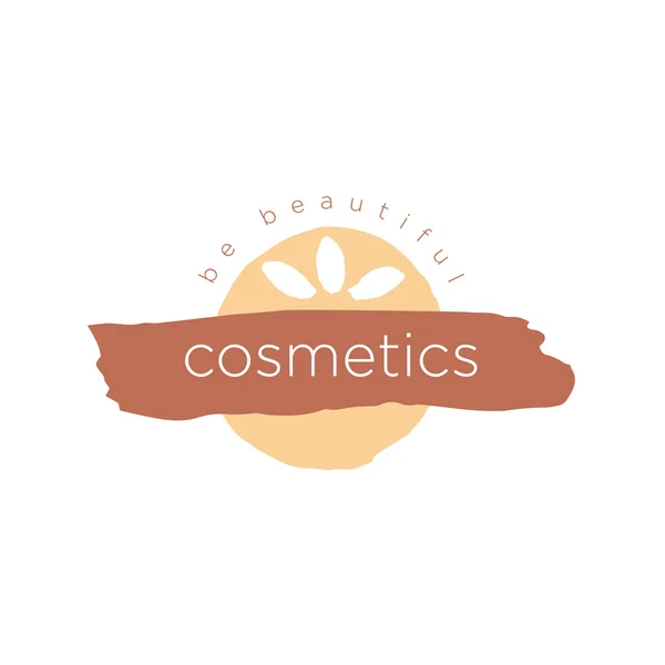 Logotipo abstrato vetor para cosméticos e beleza —  Vetores de Stock