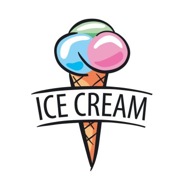 vektör logo top dondurma