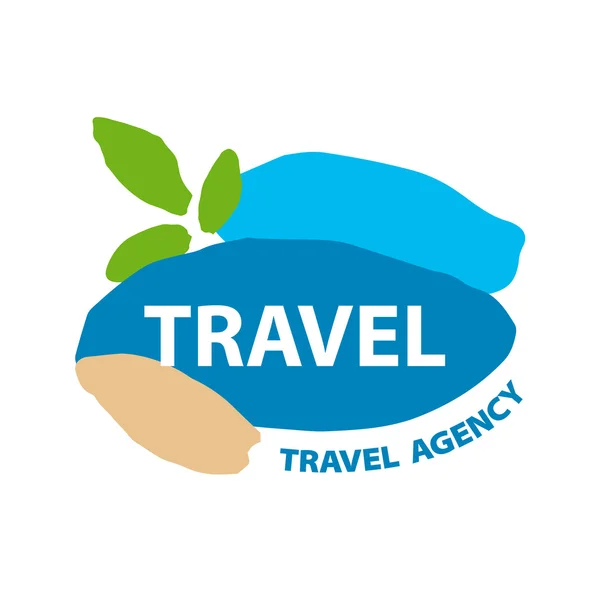 Abstraktes Vektor-Logo für Freizeit und Reisen — Stockvektor
