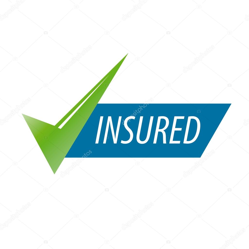 Abstract vector icon for an insurance company