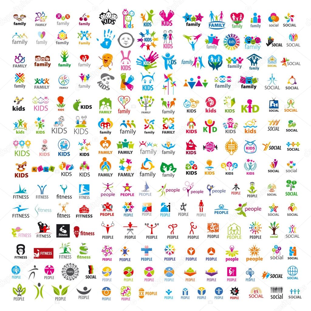 Biggest collection of vector logos peopl