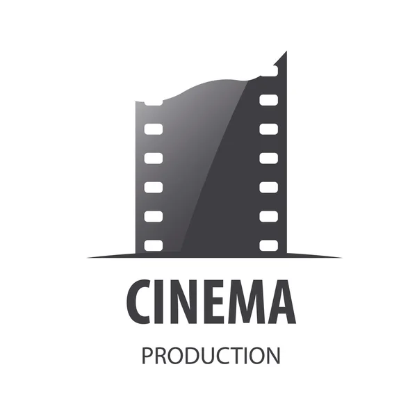 Logo vectoriel pour la production de films sur bande vidéo — Image vectorielle