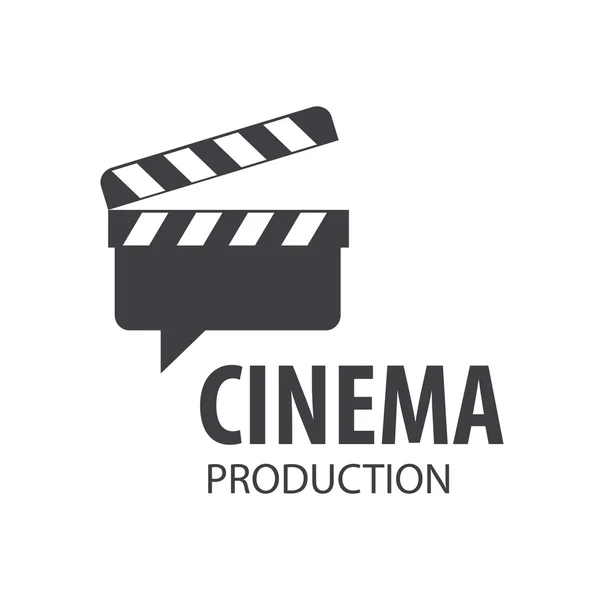 Logo vettoriale Slate Board per le riprese di film — Vettoriale Stock