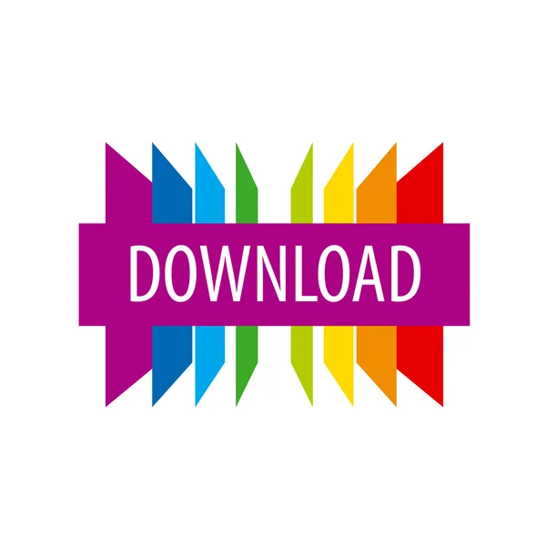 Logotipo do vetor folhas coloridas para download —  Vetores de Stock