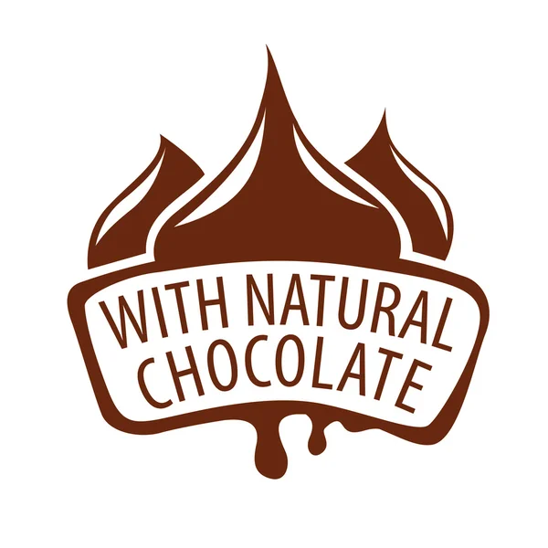 Logo vectoriel chocolats avec bélier pour texte — Image vectorielle
