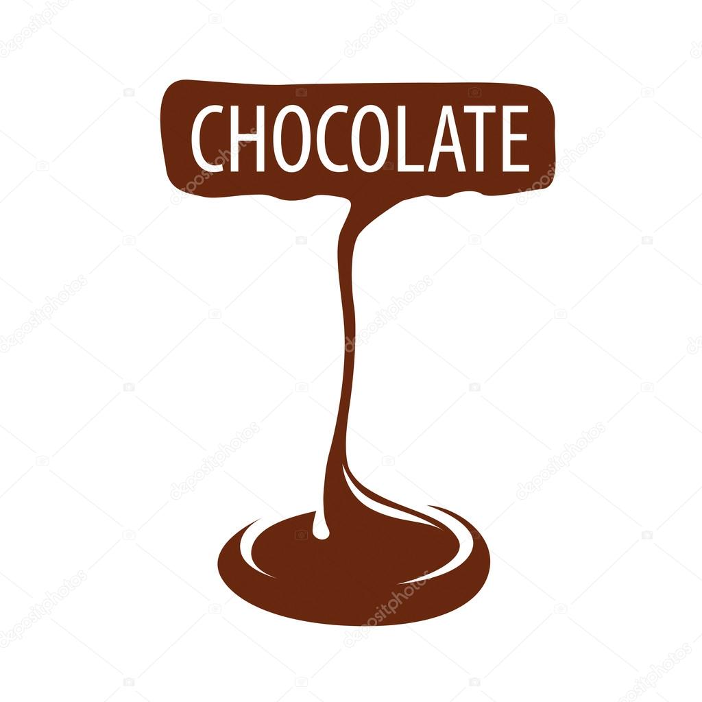 Vector logo manufacturing dark chocolate