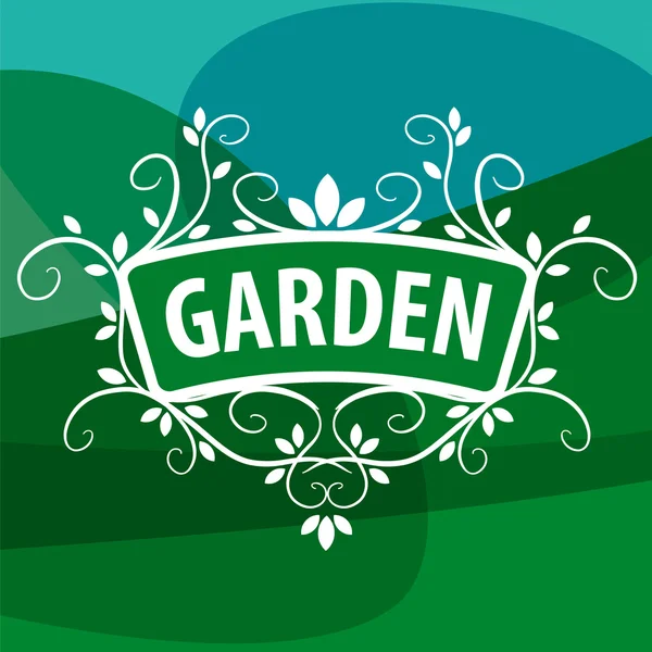 Vector logo sieraad van planten voor de tuin — Stockvector