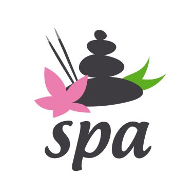 spa salonu için vektör logo aksesuarlar