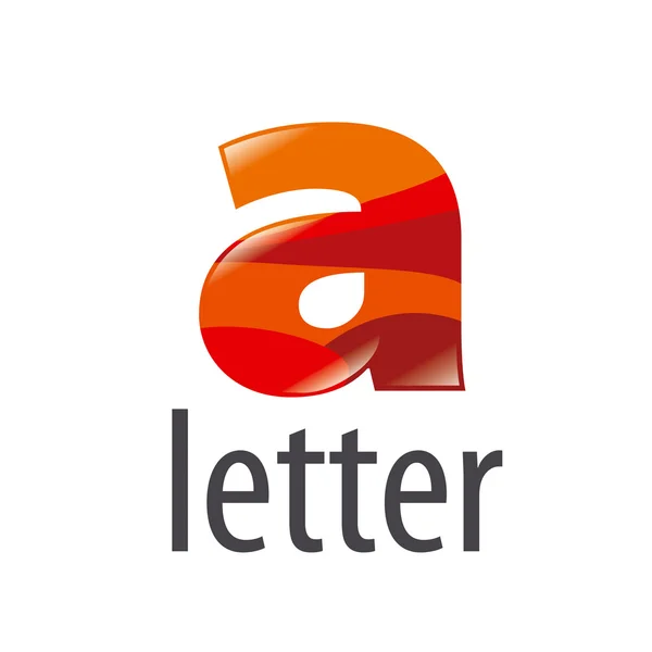 Vector logo de color letra A con reflejos — Archivo Imágenes Vectoriales