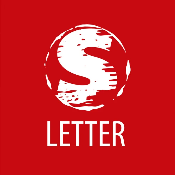 vecteur de  la lettre S  de  logo  en forme  de  ruban rouge 