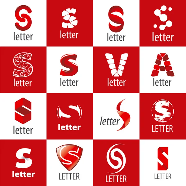 Μεγάλο σύνολο των διανυσματικών επιστολή λογότυπα — Διανυσματικό Αρχείο