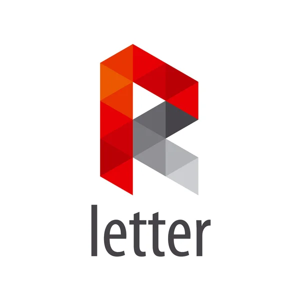 Logo vectoriel abstrait lettre R modules — Image vectorielle
