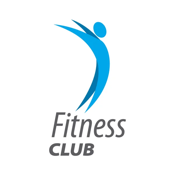 Logo vettoriale astratto per fitness club — Vettoriale Stock