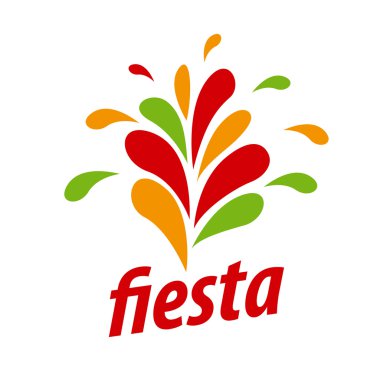 Fiesta için Festival soyut vektör logo