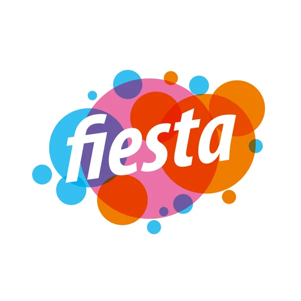 Logotipo vetorial colorido abstrato para umas férias —  Vetores de Stock