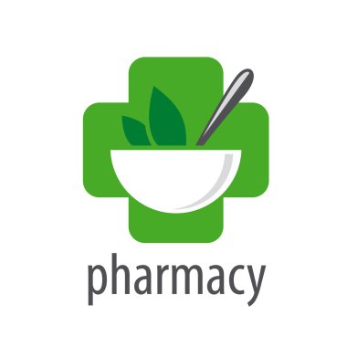 vector logo for pharmacies on a white background clipart