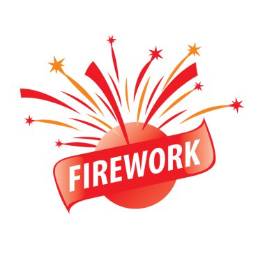 vektör logo fireworks için