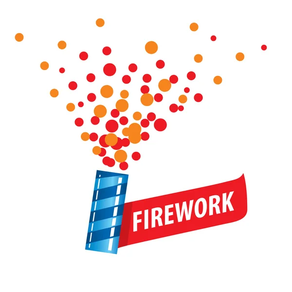 Logo vectoriel pour feux d'artifice — Image vectorielle