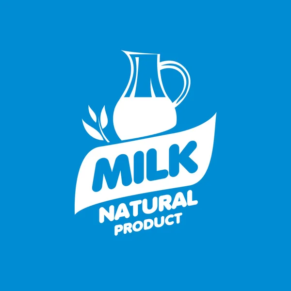 Logo wektor mleka — Wektor stockowy