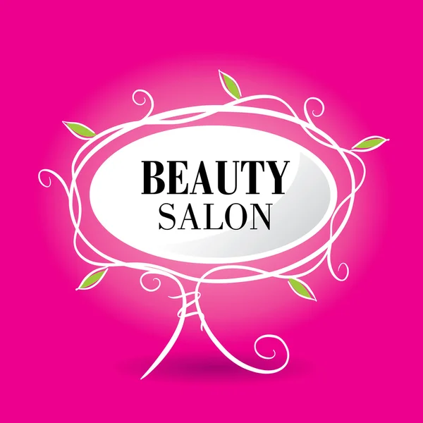 Logo salon de beauté — Image vectorielle