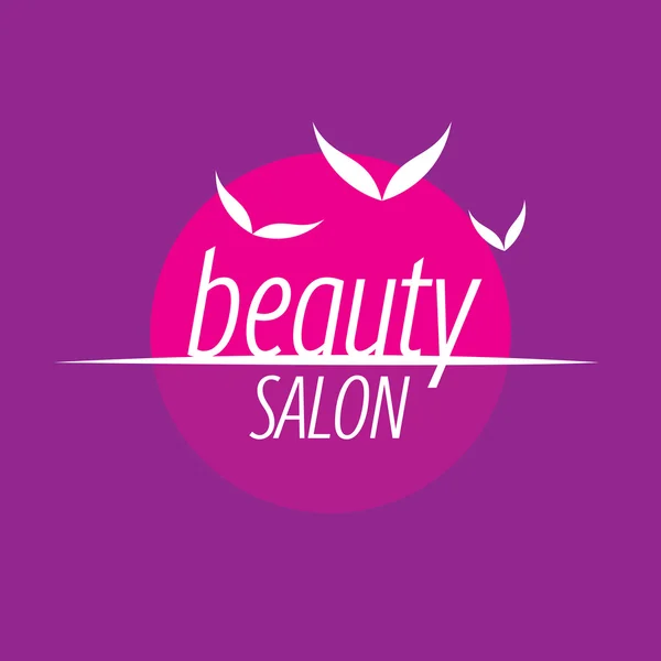 Logotyp skönhetssalong — Stock vektor