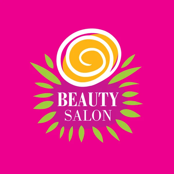 Logo salon de beauté — Image vectorielle