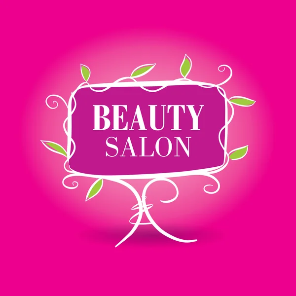 Logo beauty salon — Stock Vector