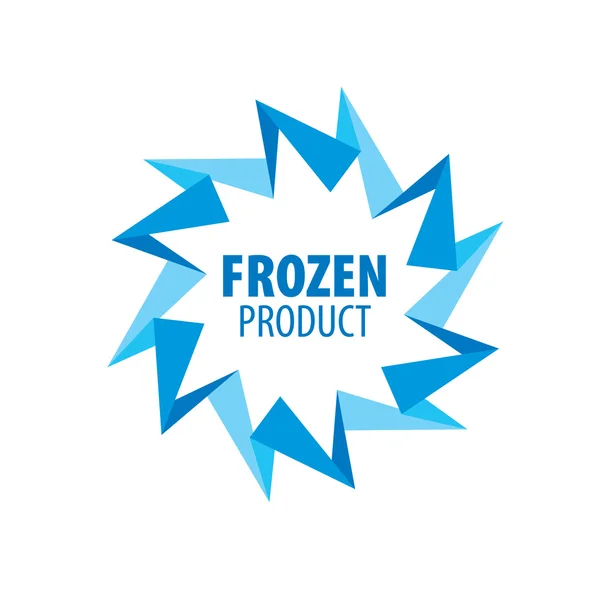 Logo pour les produits congelés — Image vectorielle