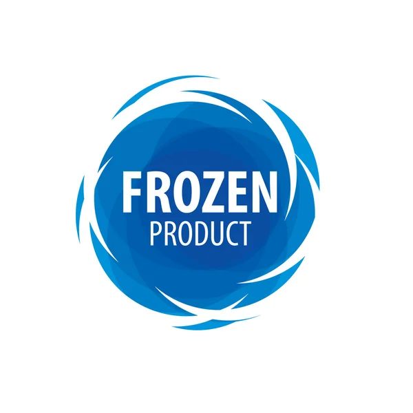 Logótipo dos produtos congelados — Vetor de Stock