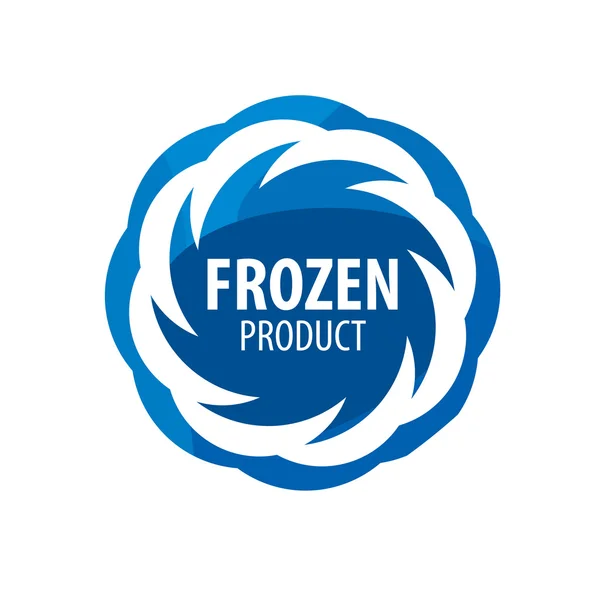 Dondurulmuş ürünler için logo — Stok Vektör