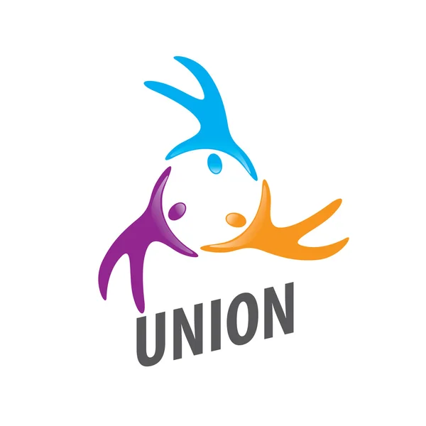 Logo Unii ludzi — Wektor stockowy