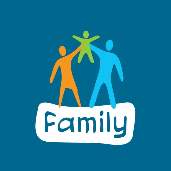 Famille de logo vectoriel — Image vectorielle