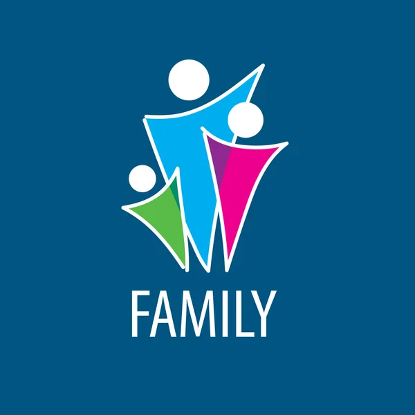 Vector logo familia — Vector de stock