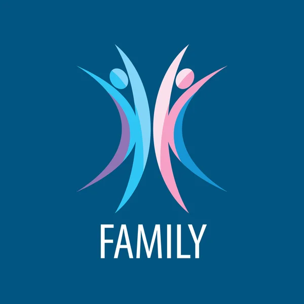 Vector logo familia — Vector de stock