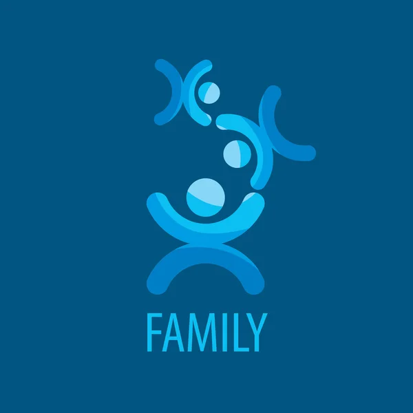 Vektör logo ailesi — Stok Vektör