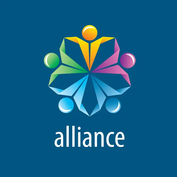 Lidské Aliance logo — Stockový vektor
