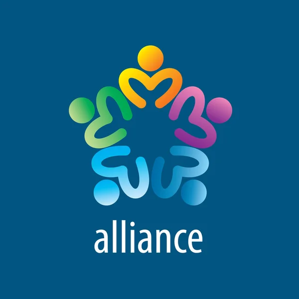 Ανθρώπινου Συμμαχία λογότυπο — Διανυσματικό Αρχείο