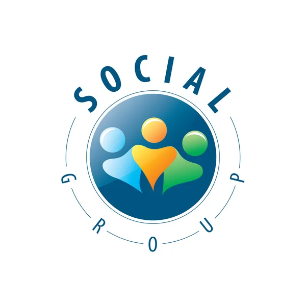 Соціальна Група логотип — стоковий вектор
