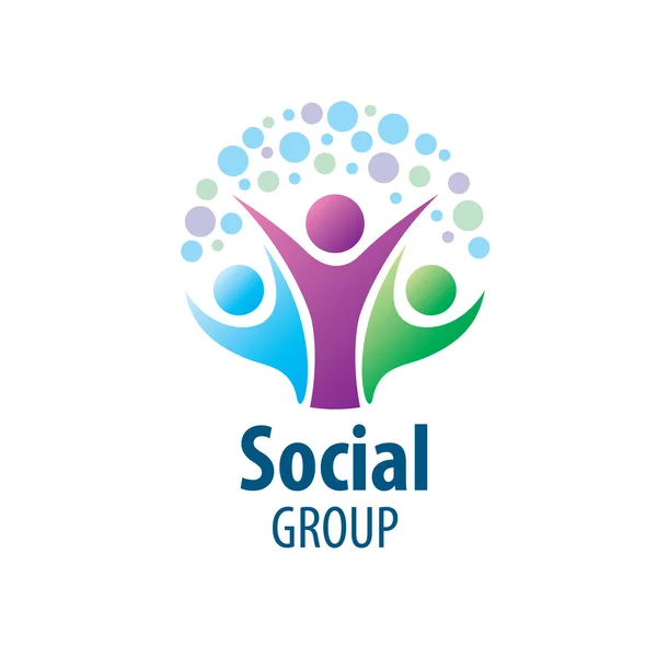 Grupo Social Logo —  Vetores de Stock