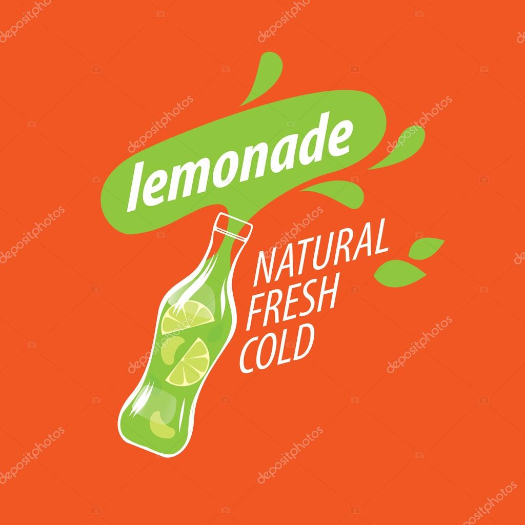 Vector icon for drinks and lemonades citrus