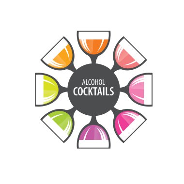 Alkollü kokteyller logosu