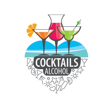 Alkollü kokteyller logosu