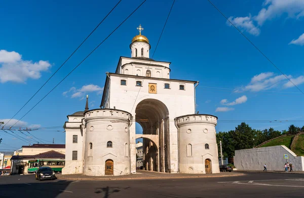 Vladimir Rusia Agosto 2020 Puerta Dorada Ciudad Vladimir Verano Uno —  Fotos de Stock