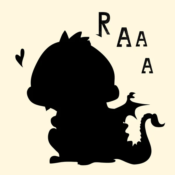 Sevimli dinozor siluetleri ayarlayın. Beyaz arka plan üzerinde izole dino koleksiyonu. Vektör çizim.