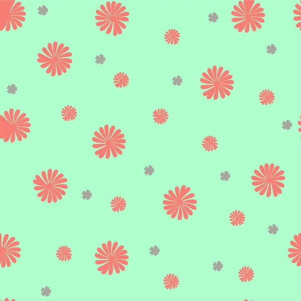 Motif floral sans couture tendance dans le vecteur — Image vectorielle