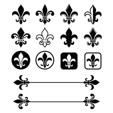 Fleur de lis - French symbol design, Scouting organizations, French heralry  clipart