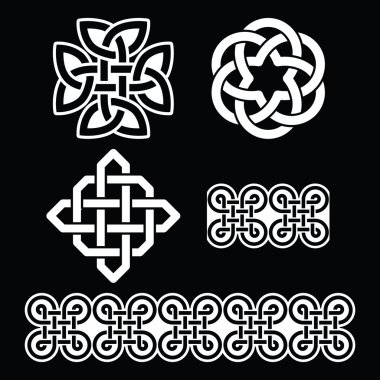Celtic İrlanda desen ve deniz mili  